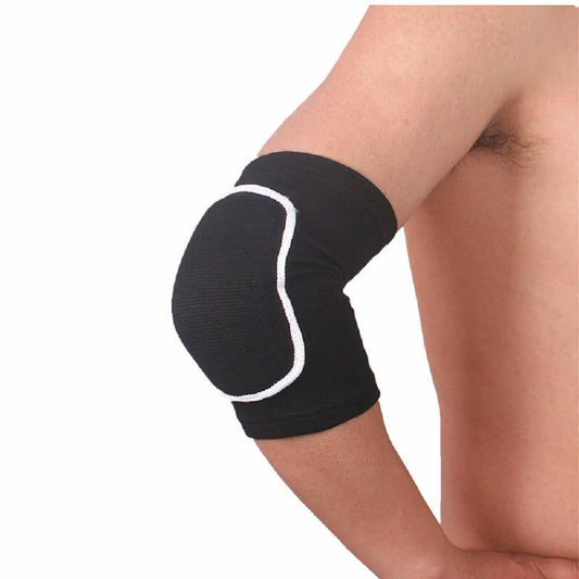 2Pc Crossfit Elbow Pads Protector Arm Brace Support Elbow and Knee Protectors Volleyball Basketball Elastic Sleeves Protection