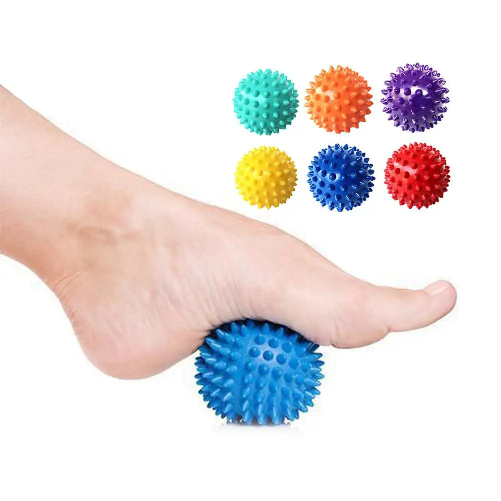 6.5CM Fitness PVC Hand Massage Ball Soles Hedgehog Sensory Training Grip the Ball Portable Physiotherapy Ball Plantar